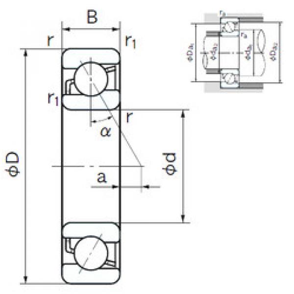 Rodamiento 7213B NACHI #1 image