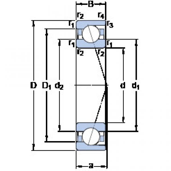 Rodamiento 7000 ACD/P4A SKF #1 image