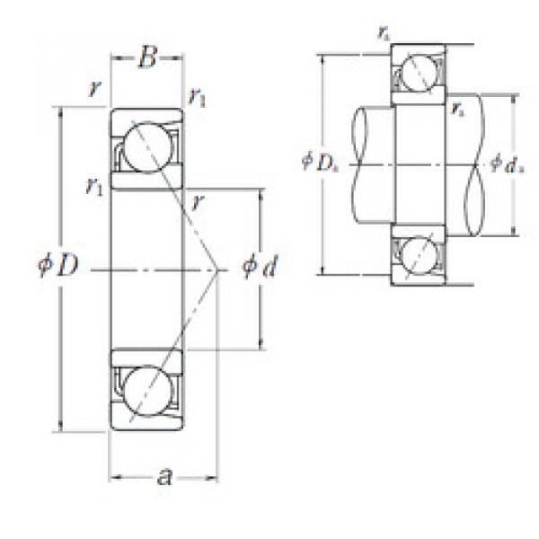 Rodamiento 7014 C NSK #1 image