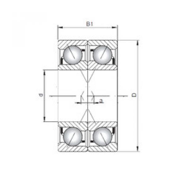 Rodamiento 7306 BDF ISO #1 image