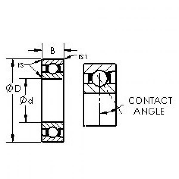 Rodamiento 7214AC AST #1 image