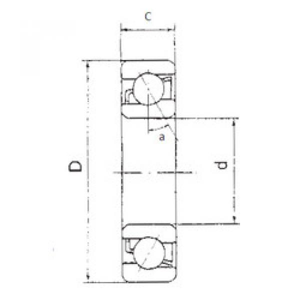 Rodamiento 7307B FBJ #1 image