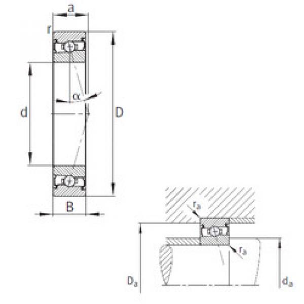 Rodamiento HCS7000-C-T-P4S FAG #1 image