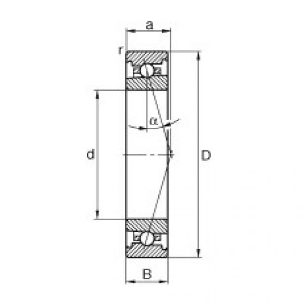 Rodamiento HS7010-C-T-P4S FAG #1 image