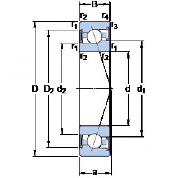 Rodamiento S7013 CE/HCP4A SKF #1 image