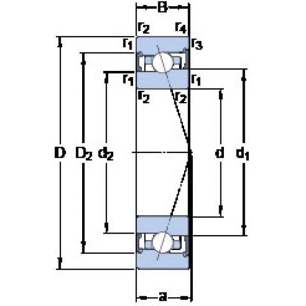 Rodamiento S7006 CB/HCP4A SKF #1 image