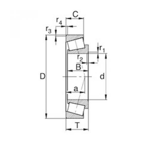 Rodamiento 30204J KBC #1 image