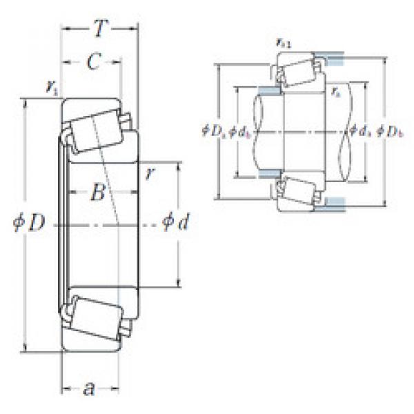 Rodamiento JH307749/JH307710 NSK #1 image