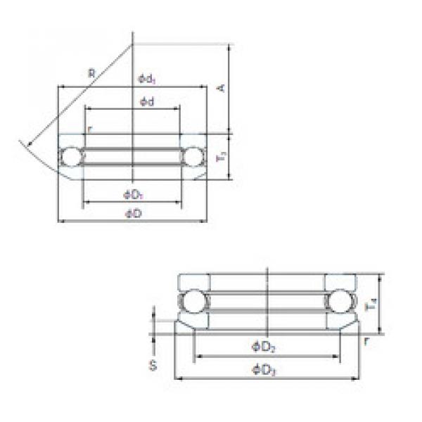 Rodamiento 53211U NACHI #1 image