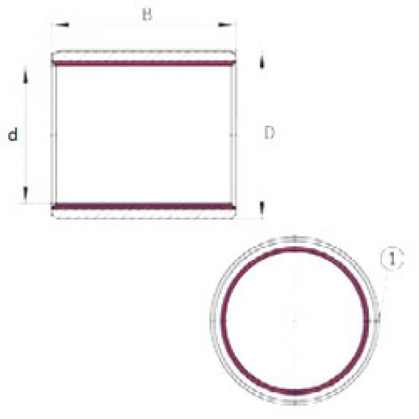 Rodamiento EGB5060-E40-B INA #1 image