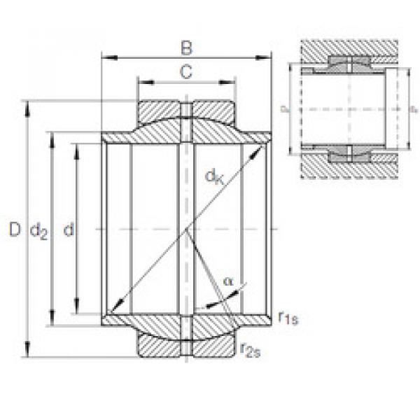 Rodamiento GE 125 LO INA #1 image