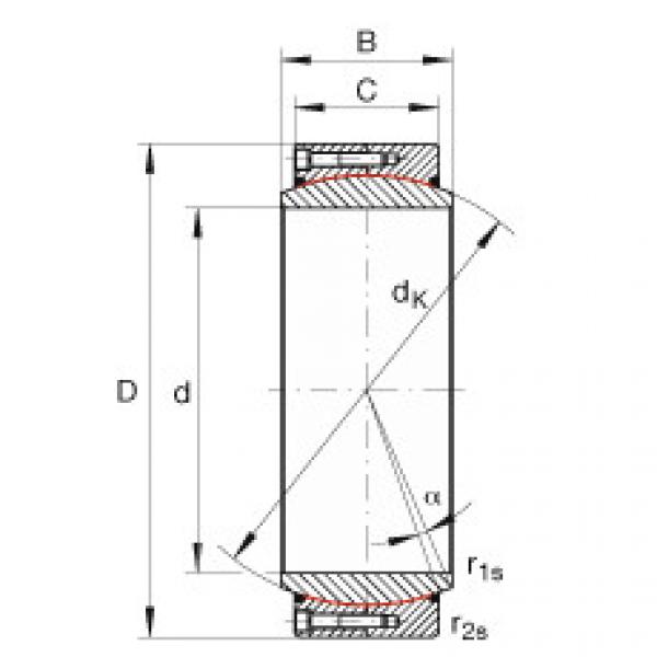 Rodamiento GE320-DW-2RS2 INA #1 image