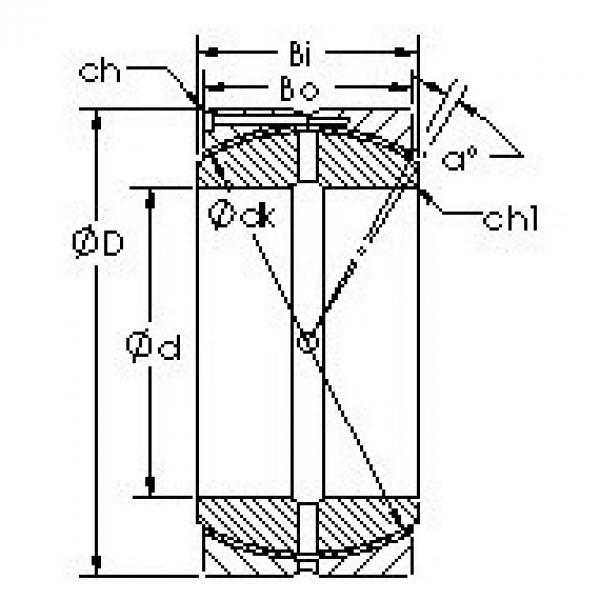 Rodamiento GEH320HCS AST #1 image