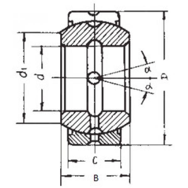 Rodamiento GEZ152ES-2RS FBJ #1 image