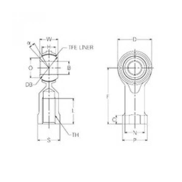 Rodamientos RBT25 NMB #1 image