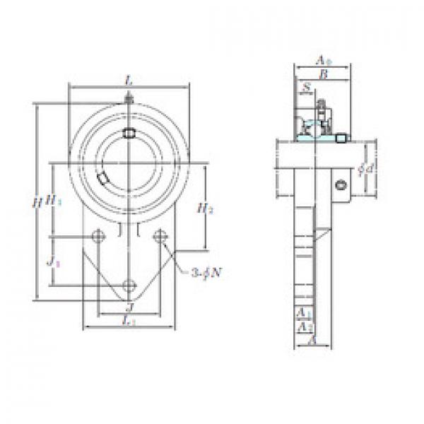 Rodamiento UCFB210-31 KOYO #1 image