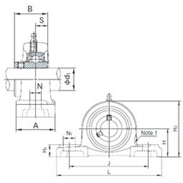 Rodamiento UCP305 NACHI #1 image