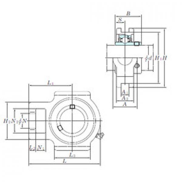 Rodamiento UCST205H1S6 KOYO #1 image