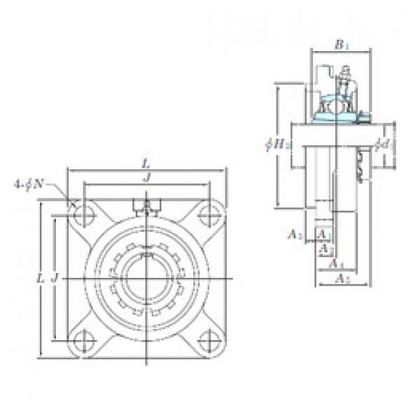 Rodamiento UKFS307 KOYO #1 image