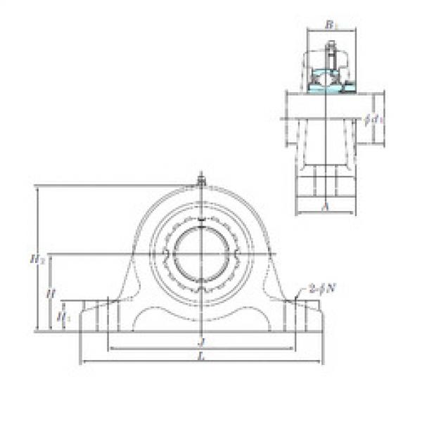 Rodamiento UKIP211 KOYO #1 image