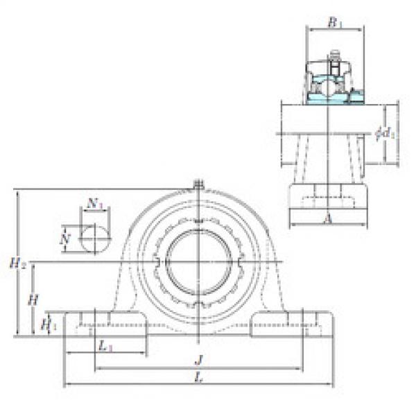 Rodamiento UKP307 KOYO #1 image