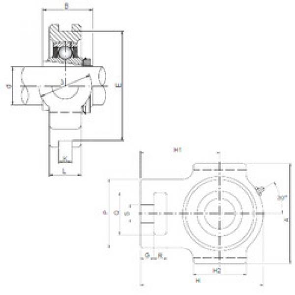 Rodamiento UKT205 ISO #1 image