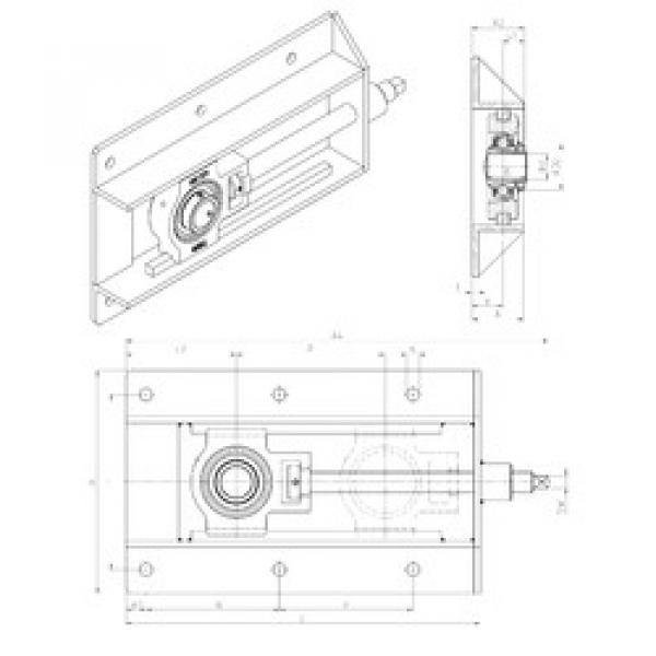 Rodamiento UKT211H+WB SNR #1 image