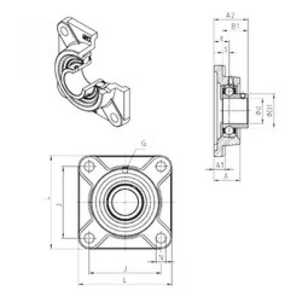 Rodamiento USF210 SNR #1 image