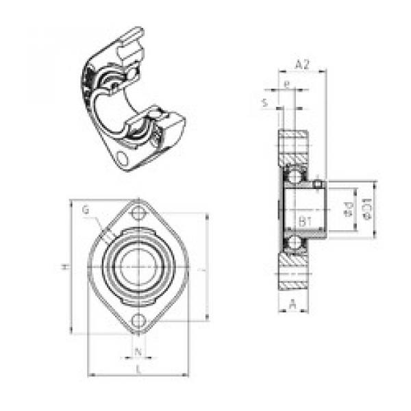 Rodamiento USFD203 SNR #1 image