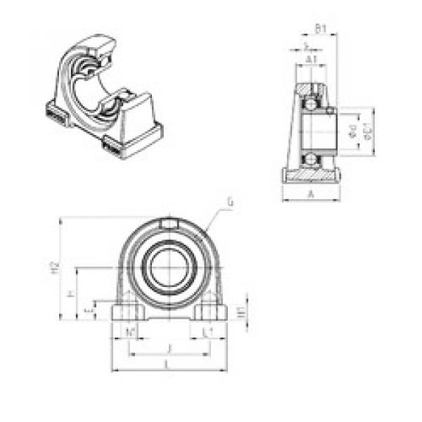 Rodamiento USPAE209 SNR #1 image