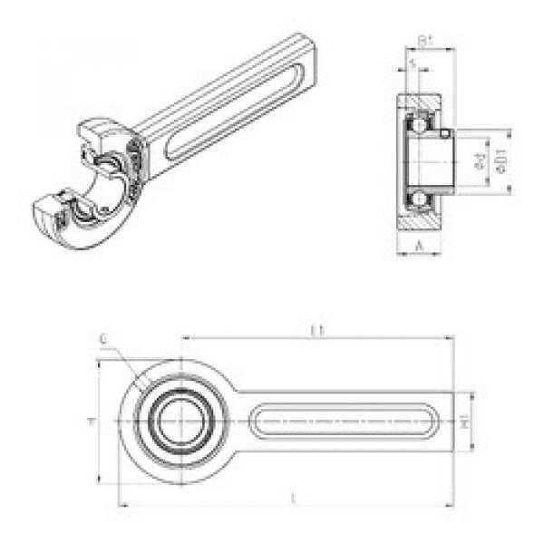 Rodamiento USSP210 SNR #1 image