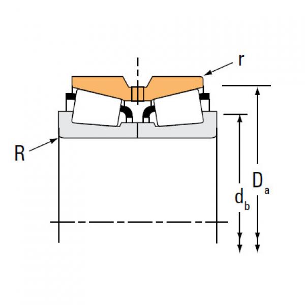 Bearing NA82576 82932D #1 image