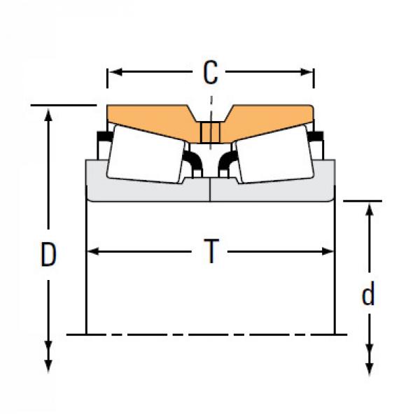 Bearing NA82576 82932D #2 image